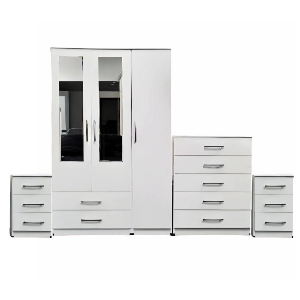 4 Pc Assembled Bedroom Set